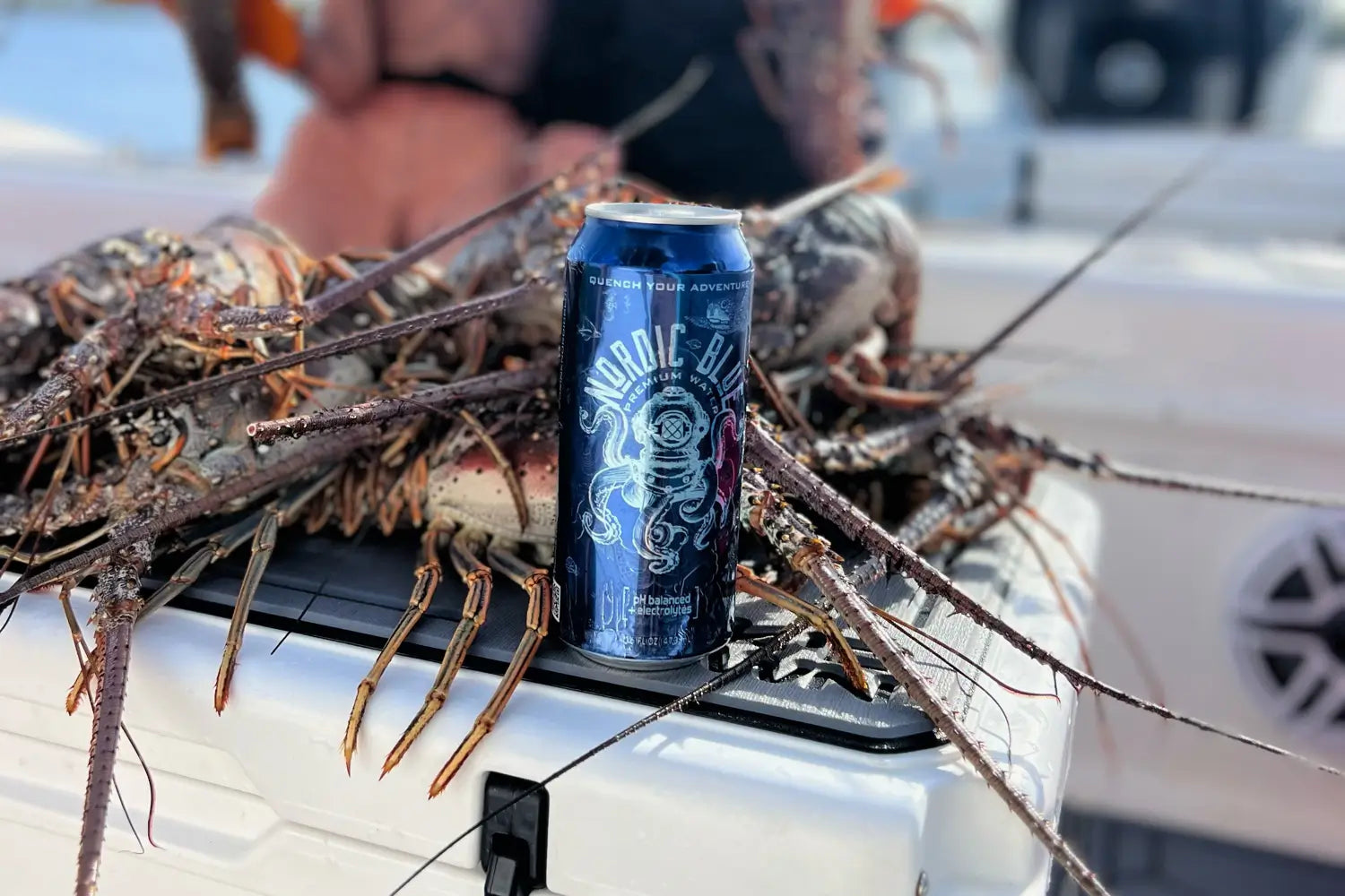 Nordic Blue Water on Boat